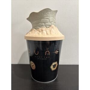 2024 DUNE PART 2 AMC EXCLUSIVE POPCORN Tin Gold BUCKET Sandworm -BRAND NEW!